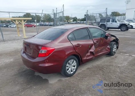 2012 Honda Civic Lx из США, поврежденный, VIN 2HGFB2F56CH532714